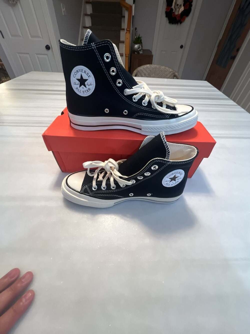Converse Chuck 70 Hi Size Mens 8 Womens 10 black canvas